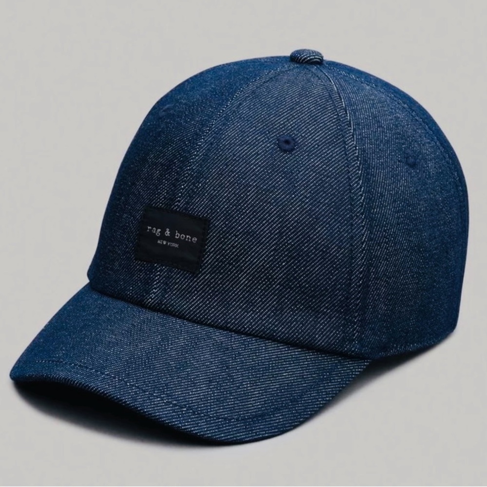 Rag and Bone Addison Denim Baseball Hat